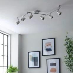 Dunelm Alto 6 Light Chrome Spotlight Bar -Dunelm Shop 30754842 alt03