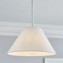 Dunelm Luna Conical Ivory Shade 25cm
