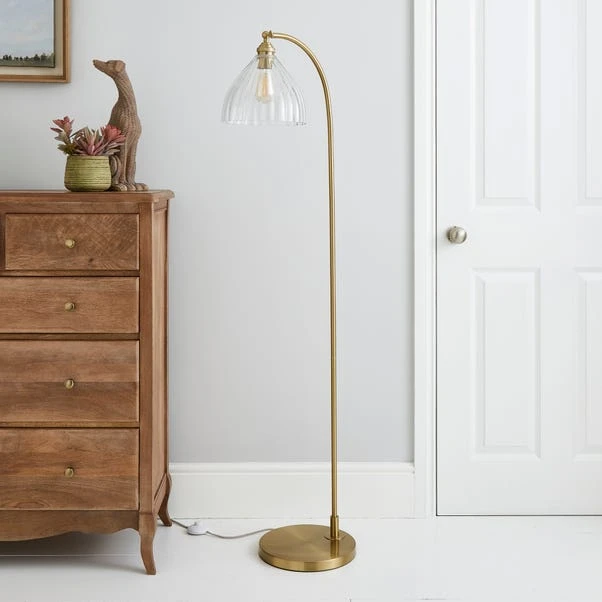 Churchgate Allexton Glass Floor Lamp 4 Churchgate Allexton Glass Floor Lamp - Image 2