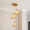 Elements Jaula Gold 3 Light Cluster Ceiling Fitting -Dunelm Shop 30755628