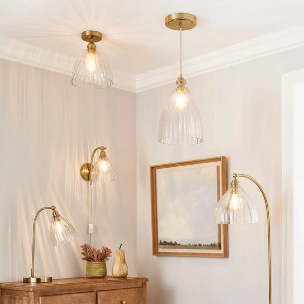 Churchgate Allexton Glass Ceiling Fitting 8 Churchgate Allexton Glass Ceiling Fitting - Image 6