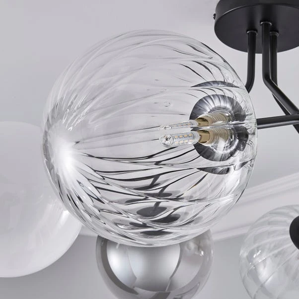 Dunelm Nila 6 Light Ceiling Fitting 5 Dunelm Nila 6 Light Ceiling Fitting - Image 3