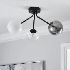 Dunelm Nila 3 Light Ceiling Fitting -Dunelm Shop 30755734 alt01