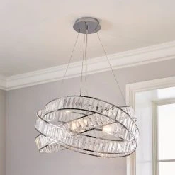 Dunelm Lilia 3 Light Ceiling Fitting