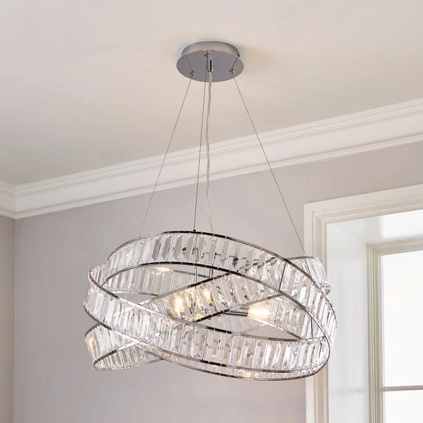 Dunelm Lilia 3 Light Ceiling Fitting 3 Dunelm Lilia 3 Light Ceiling Fitting