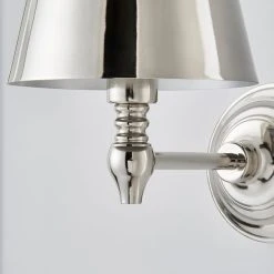 Dorma Bedford Polished Nickel Wall Light 10 Dorma Bedford Polished Nickel Wall Light -Dunelm Shop 30755750 alt02