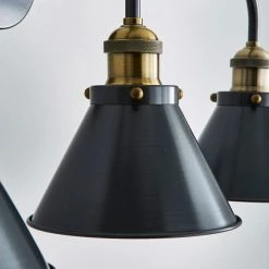 Dunelm Logan Grey 3 Light Wall Light -Dunelm Shop 30755760 alt02