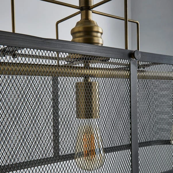 Dunelm Kalix 3 Light Diner Ceiling Fitting 6 Dunelm Kalix 3 Light Diner Ceiling Fitting - Image 4