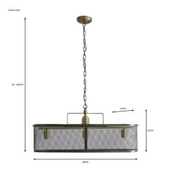 Dunelm Kalix 3 Light Diner Ceiling Fitting 13 Dunelm Kalix 3 Light Diner Ceiling Fitting -Dunelm Shop 30755771 alt07