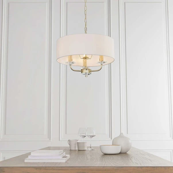 Vogue Lighting Vogue Katarina 3 Light Ceiling Fitting 5 Vogue Lighting Vogue Katarina 3 Light Ceiling Fitting - Image 3