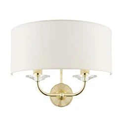 Vogue Lighting Vogue Katarina Crystal 2 Light Wall Light 12 Vogue Lighting Vogue Katarina Crystal 2 Light Wall Light -Dunelm Shop 30755821 alt05