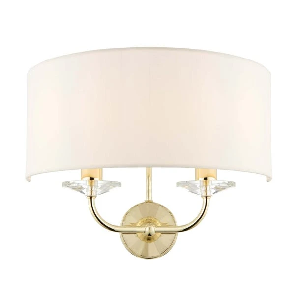 Vogue Lighting Vogue Katarina Crystal 2 Light Wall Light 8 Vogue Lighting Vogue Katarina Crystal 2 Light Wall Light - Image 6
