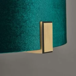 Vogue Lighting Vogue Balaton 1 Light Green Velvet Table Lamp -Dunelm Shop 30755828 alt02