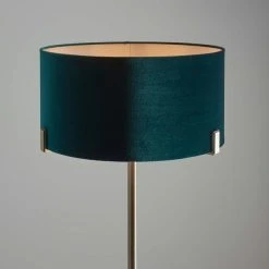 Vogue Lighting Vogue Balaton 1 Light Green Velvet Floor Lamp 10 Vogue Lighting Vogue Balaton 1 Light Green Velvet Floor Lamp -Dunelm Shop 30755829 alt02