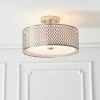Vogue Lighting Vogue Tolna 3 Light Flush Ceiling Fitting 1 Vogue Lighting Vogue Tolna 3 Light Flush Ceiling Fitting -Dunelm Shop 30755850