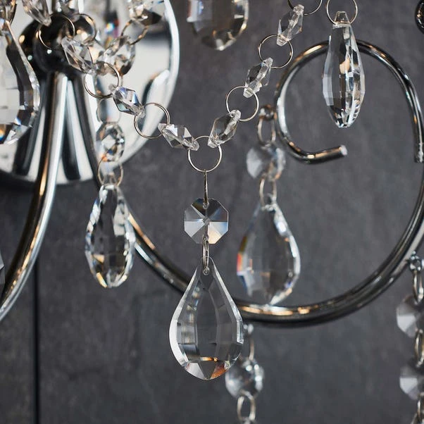 Vogue Lighting Vogue Tabitha 2 Light Bathroom Wall Light 6 Vogue Lighting Vogue Tabitha 2 Light Bathroom Wall Light - Image 4