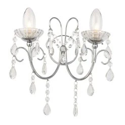 Vogue Lighting Vogue Tabitha 2 Light Bathroom Wall Light 13 Vogue Lighting Vogue Tabitha 2 Light Bathroom Wall Light -Dunelm Shop 30755867 alt06
