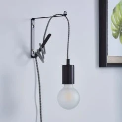 Dunelm Bradford Plug In Flex Set Twin Pack Matt Black 10 Dunelm Bradford Plug In Flex Set Twin Pack Matt Black -Dunelm Shop 30762451 alt02