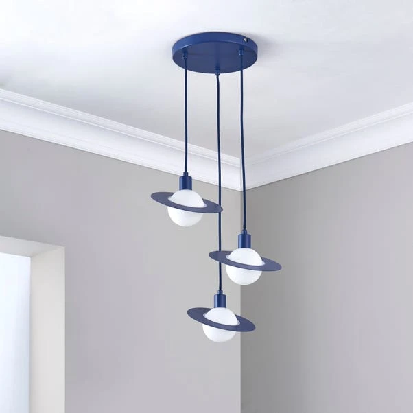 Dunelm Saturn 3 Light Cluster Ceiling Fitting 4 Dunelm Saturn 3 Light Cluster Ceiling Fitting - Image 2