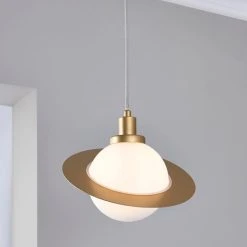 Dunelm Saturn 1 Light Pendant Ceiling Fitting