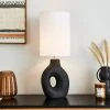 Dunelm Dinah Sculptural Black Table Lamp -Dunelm Shop 30763290