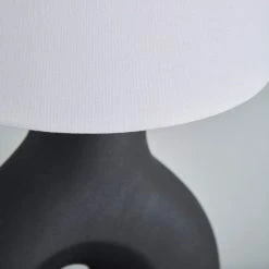 Dunelm Dinah Sculptural Black Table Lamp 10 Dunelm Dinah Sculptural Black Table Lamp -Dunelm Shop 30763290 alt03