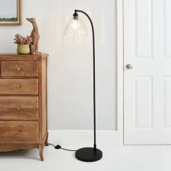 Front Page 7 Churchgate Allexton Black Floor Lamp