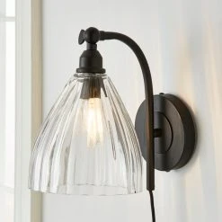 Churchgate Allexton Black Wall Light