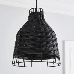 Dunelm Lowa Easy Fit Pendant Black 8 Dunelm Lowa Easy Fit Pendant Black -Dunelm Shop 30766149 alt01