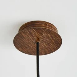 Dunelm Tien Walnut 1 Light Pendant Ceiling Fitting -Dunelm Shop 30766176 alt03