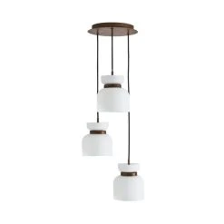 Dunelm Tien Walnut 3 Light Cluster Ceiling Fitting -Dunelm Shop 30766177 alt05