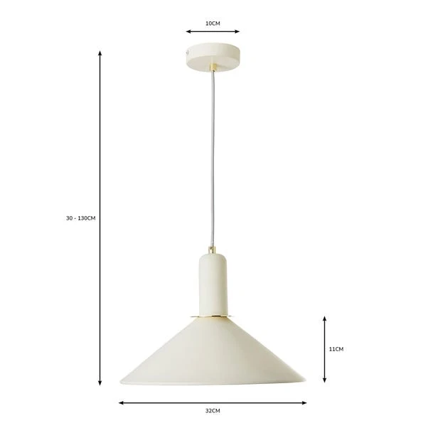 Dunelm Corben 1 Light Pendant Ceiling Fitting 8 Dunelm Corben 1 Light Pendant Ceiling Fitting - Image 6
