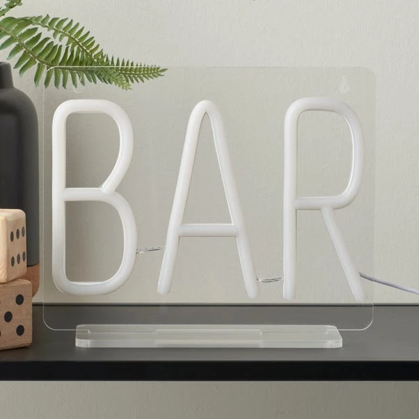 Dunelm Bar Neon Sign Light 4 Dunelm Bar Neon Sign Light - Image 2