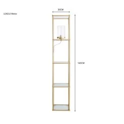 Dunelm Claude Shelved Floor Lamp -Dunelm Shop 30768625 alt07