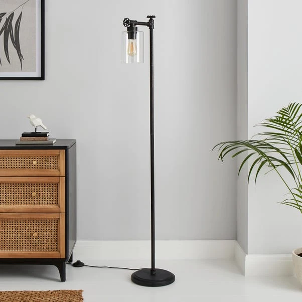 Dunelm Bates 1 Light Industrial Floor Lamp 4 Dunelm Bates 1 Light Industrial Floor Lamp - Image 2