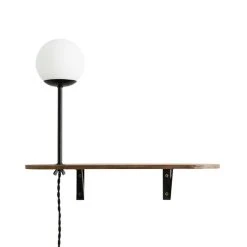 Elements Visby Shelf Wall Light Walnut 12 Elements Visby Shelf Wall Light Walnut -Dunelm Shop 30768647 alt05