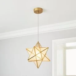 Dunelm Virgo Star 26cm Ceiling Fitting