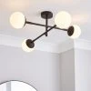 Dunelm Tela Bathroom 4 Light Ceiling Fitting Black 1 Dunelm Tela Bathroom 4 Light Ceiling Fitting Black -Dunelm Shop 30769125