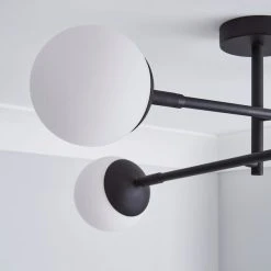 Dunelm Tela Bathroom 4 Light Ceiling Fitting Black 10 Dunelm Tela Bathroom 4 Light Ceiling Fitting Black -Dunelm Shop 30769125 alt02
