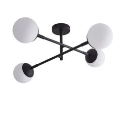Dunelm Tela Bathroom 4 Light Ceiling Fitting Black 12 Dunelm Tela Bathroom 4 Light Ceiling Fitting Black -Dunelm Shop 30769125 alt05
