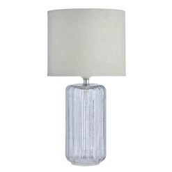 Dunelm Christine Ribbed Glass Table Lamp 9 Dunelm Christine Ribbed Glass Table Lamp -Dunelm Shop 30770025 alt03