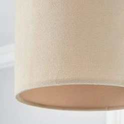 Dunelm Nesa 18cm Velvet Cylinder Shade -Dunelm Shop 30770046 alt02