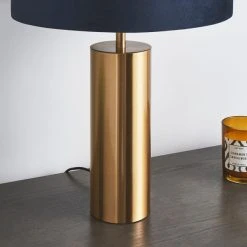 Dunelm Nesa Brushed Gold And Navy Touch Table Lamp 9 Dunelm Nesa Brushed Gold And Navy Touch Table Lamp -Dunelm Shop 30770048 alt03