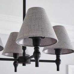 Dorma Bedford 4 Light Black Ceiling Fitting 10 Dorma Bedford 4 Light Black Ceiling Fitting -Dunelm Shop 30770066 alt02