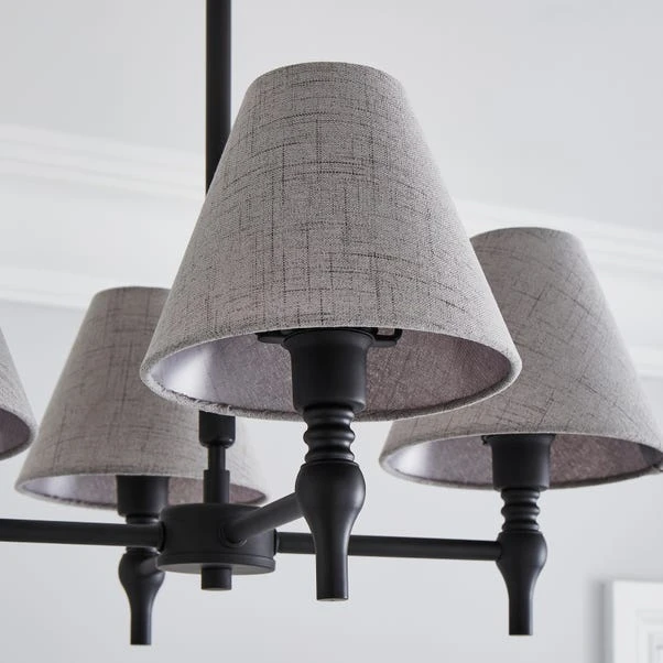 Dorma Bedford 4 Light Black Ceiling Fitting 5 Dorma Bedford 4 Light Black Ceiling Fitting - Image 3