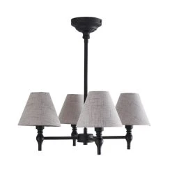 Dorma Bedford 4 Light Black Ceiling Fitting 12 Dorma Bedford 4 Light Black Ceiling Fitting -Dunelm Shop 30770066 alt05