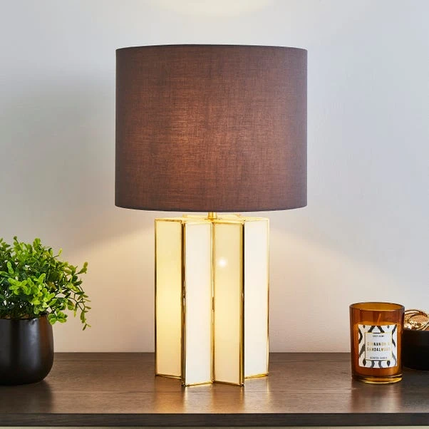 Dunelm Virgo Star Glass Table Lamp 3 Dunelm Virgo Star Glass Table Lamp