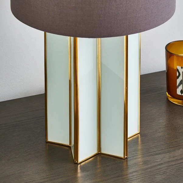 Dunelm Virgo Star Glass Table Lamp 6 Dunelm Virgo Star Glass Table Lamp - Image 4