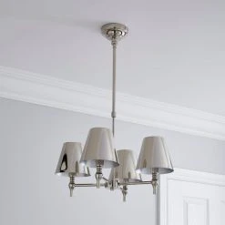 Dorma Bedford 4 Light Polished Nickel Ceiling Fitting 13 Dorma Bedford 4 Light Polished Nickel Ceiling Fitting -Dunelm Shop 30770080 alt06
