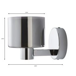 Dunelm Erin Smoked Wall Light -Dunelm Shop 30770083 alt07